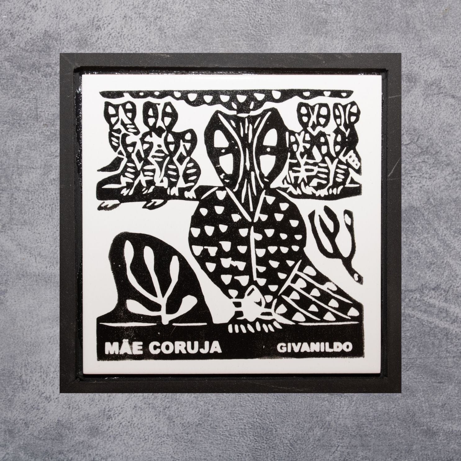 Quadrinho Mãe Coruja 20 X 20 cm