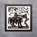 Quadrinho O Vaqueiro 20 X 20 cm