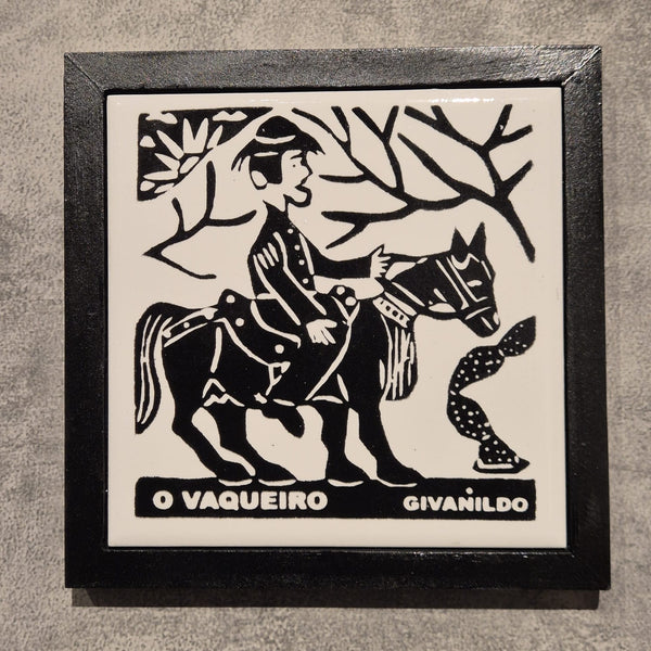 Quadrinho Vaqueiro 20 X 20 cm