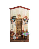 Quadro Cenas do Interior de Madeira