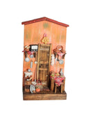 Quadro Cenas do Interior de Madeira