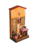 Quadro Cenas do Interior de Madeira