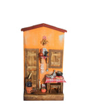 Quadro Cenas do Interior de Madeira