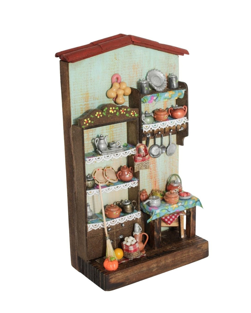 Quadro Cenas do Interior de Madeira