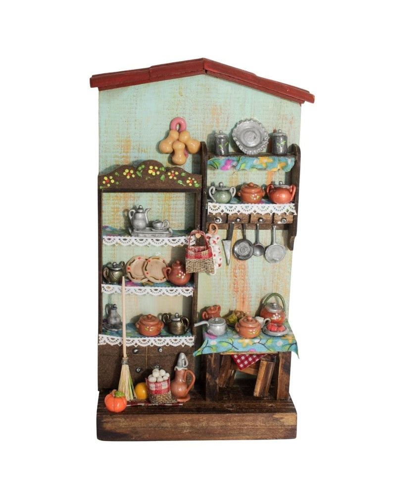 Quadro Cenas do Interior de Madeira