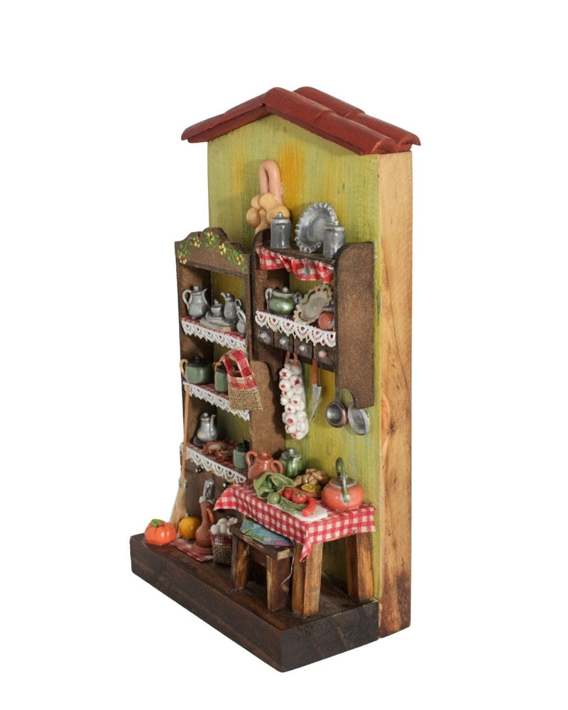 Quadro Cenas do Interior de Madeira