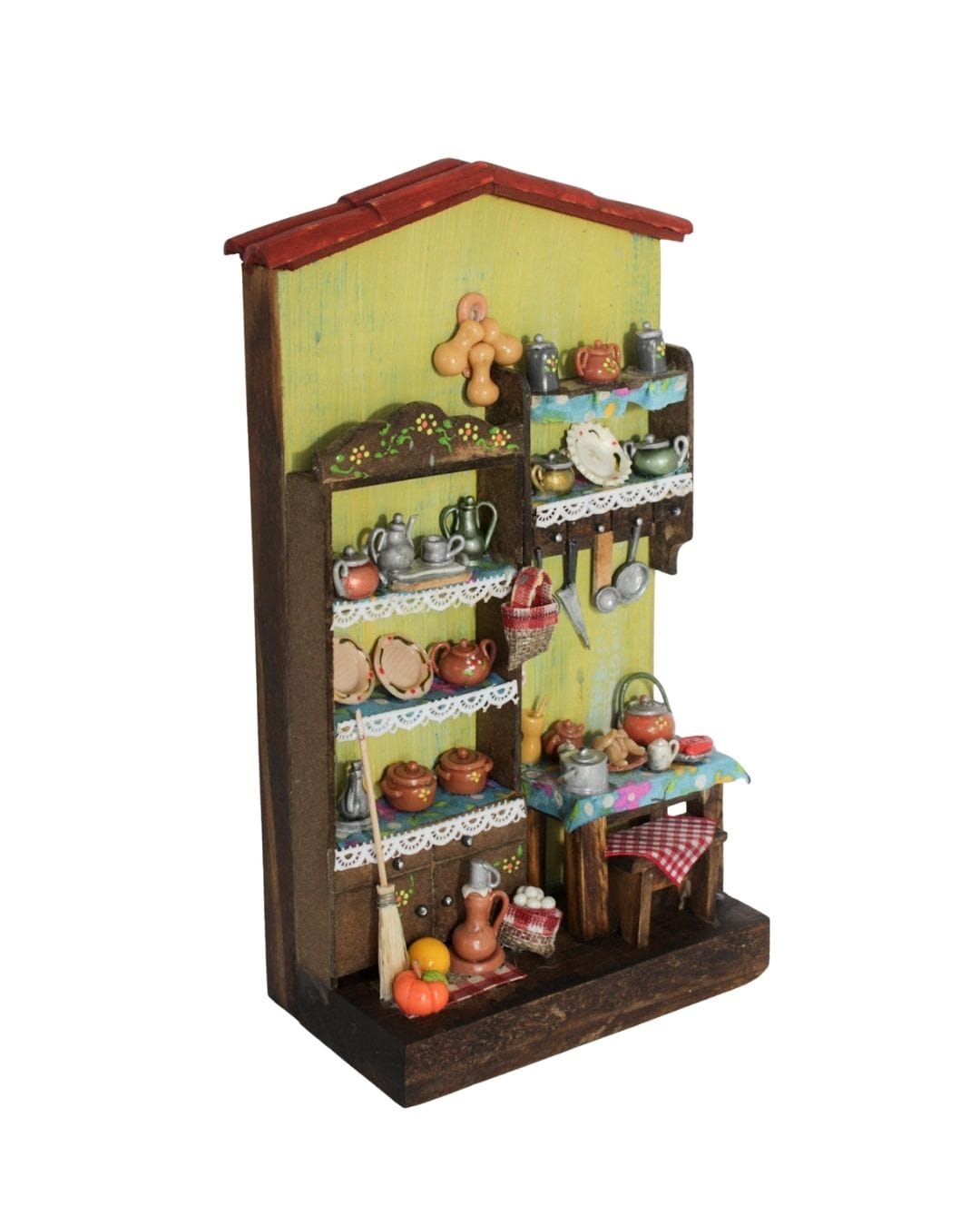 Quadro Cenas do Interior de Madeira