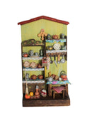 Quadro Cenas do Interior de Madeira