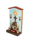 Quadro Cenas do Interior de Madeira