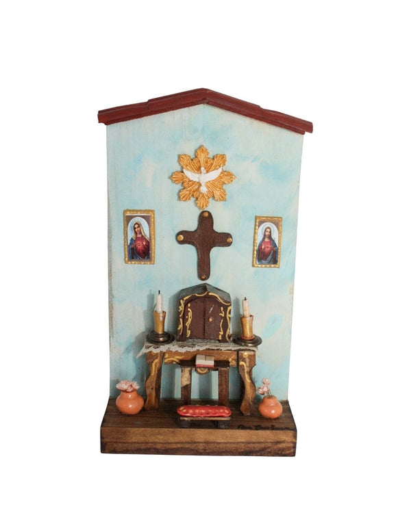 Quadro Cenas do Interior de Madeira