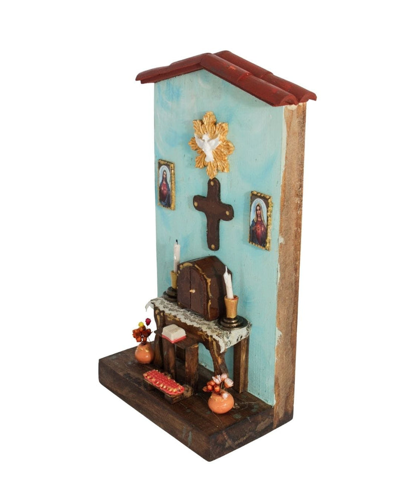 Quadro Cenas do Interior de Madeira