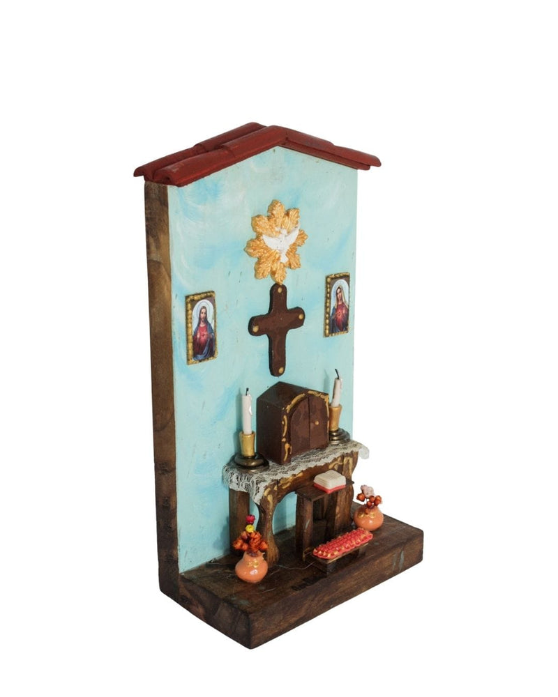 Quadro Cenas do Interior de Madeira