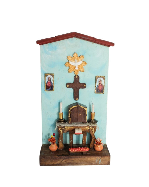 Quadro Cenas do Interior de Madeira