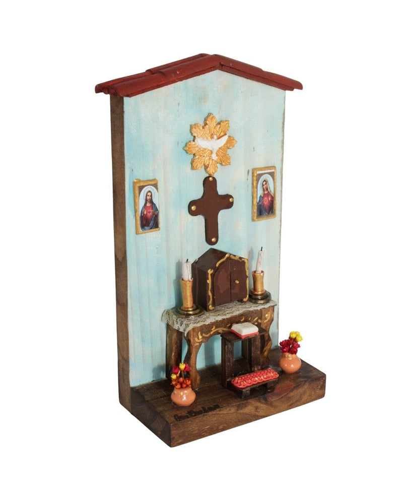 Quadro Cenas do Interior de Madeira