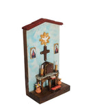 Quadro Cenas do Interior de Madeira