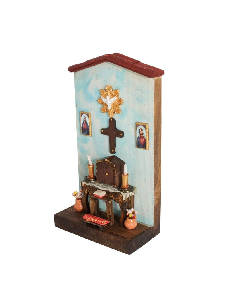 Quadro Cenas do Interior de Madeira