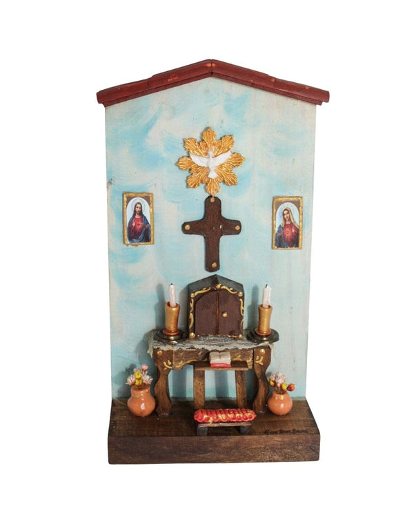 Quadro Cenas do Interior de Madeira