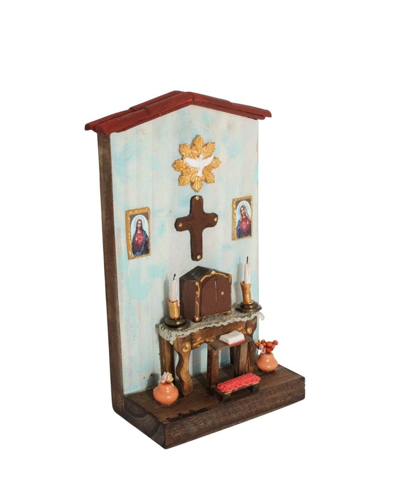 Quadro Cenas do Interior de Madeira