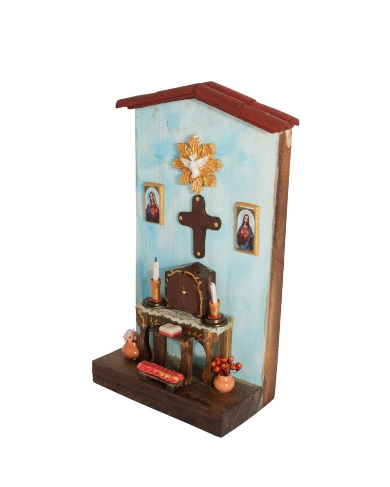 Quadro Cenas do Interior de Madeira