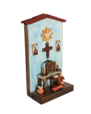 Quadro Cenas do Interior de Madeira