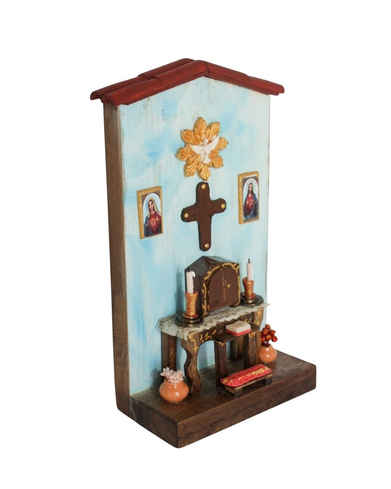 Quadro Cenas do Interior de Madeira