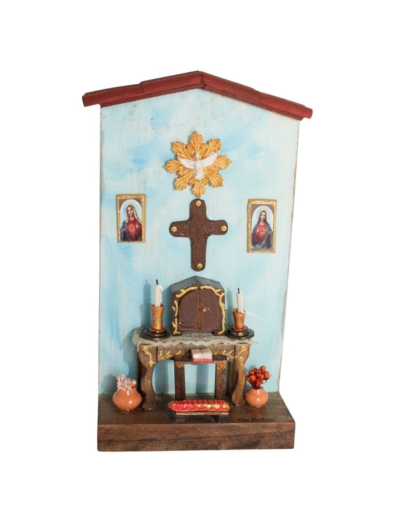 Quadro Cenas do Interior de Madeira