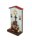 Quadro Cenas do Interior de Madeira