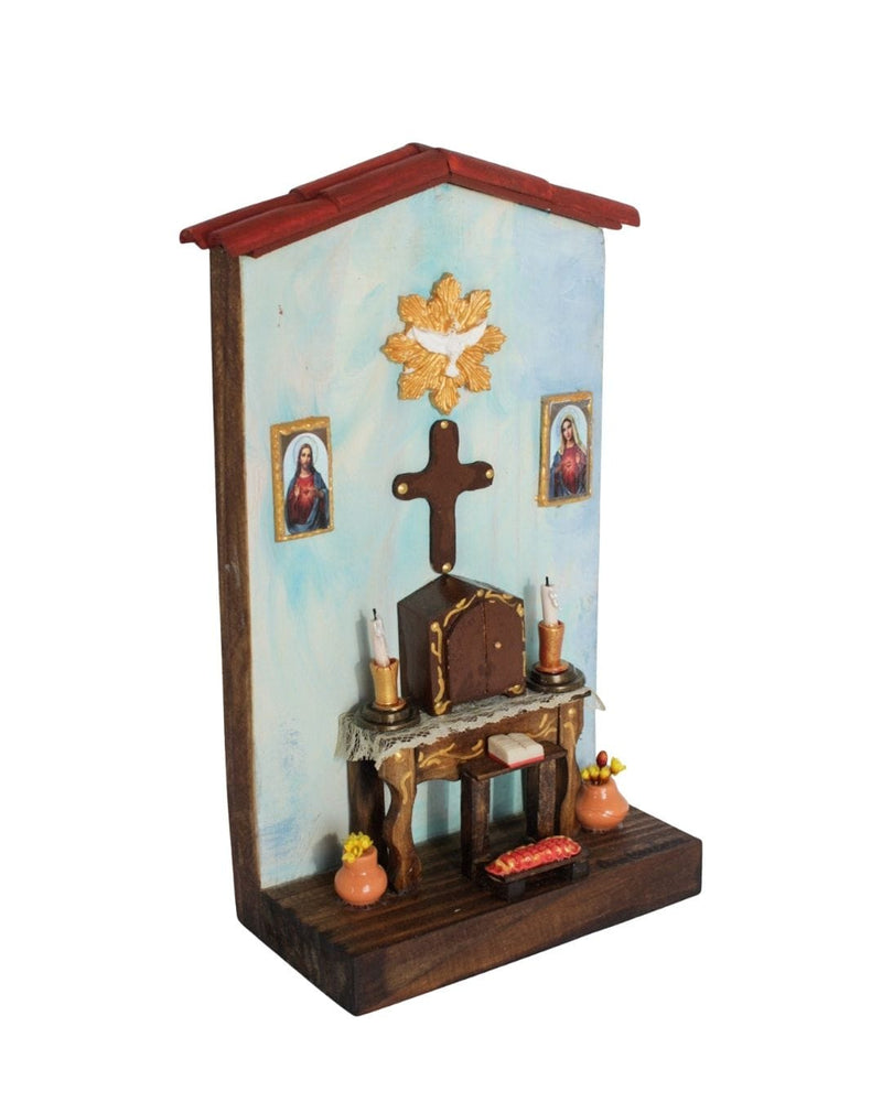 Quadro Cenas do Interior de Madeira