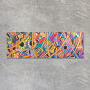 Quadro Decorativo Berimbaus 56 X 150 cm