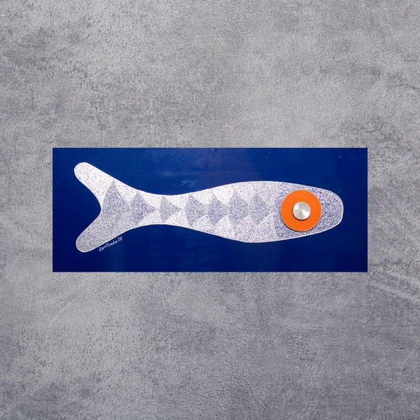 Quadro Peixe Azul