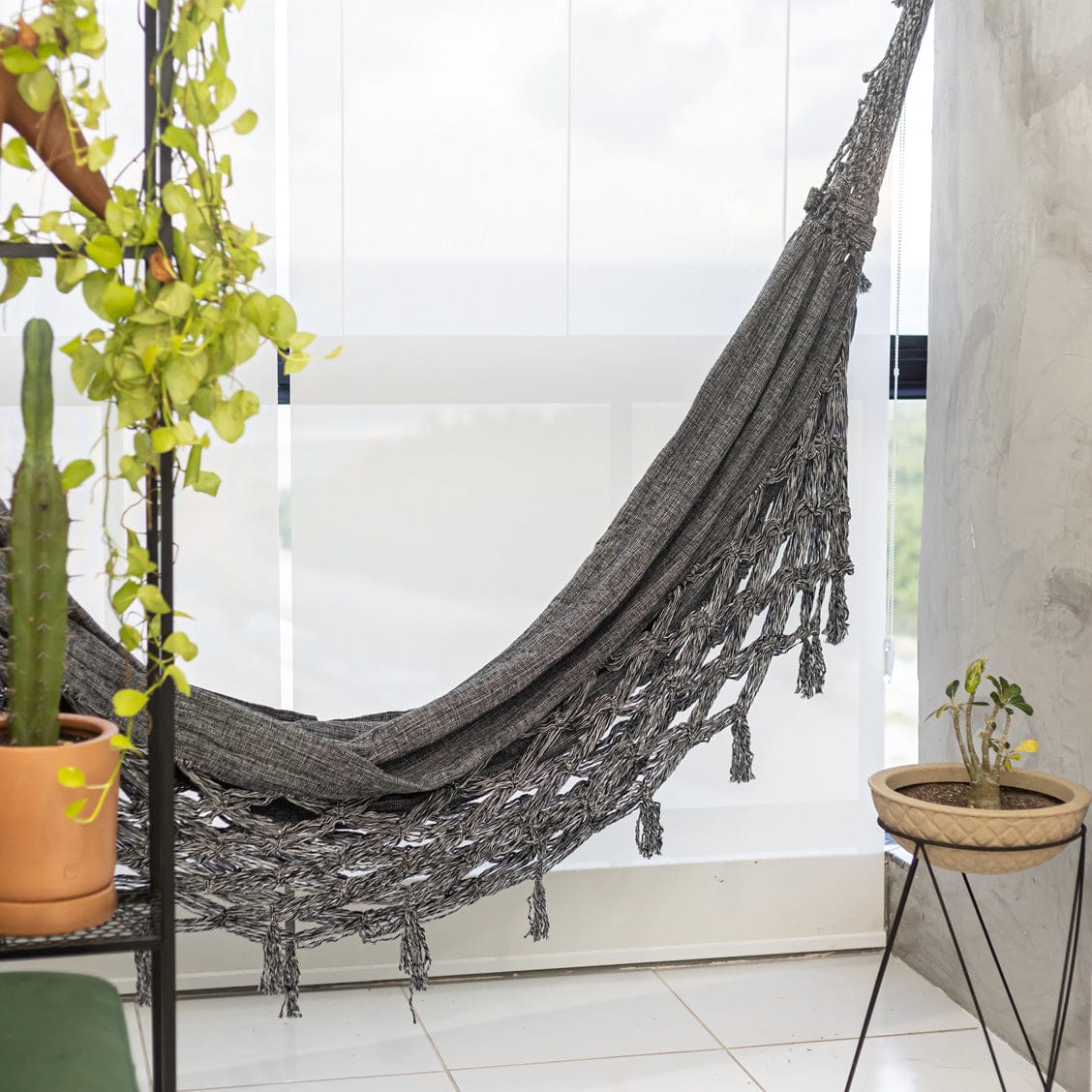 Rede de Descanso - Cinza