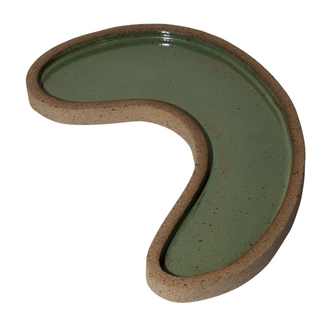 Trio Meia Lua com 3 Copos em Cerâmica