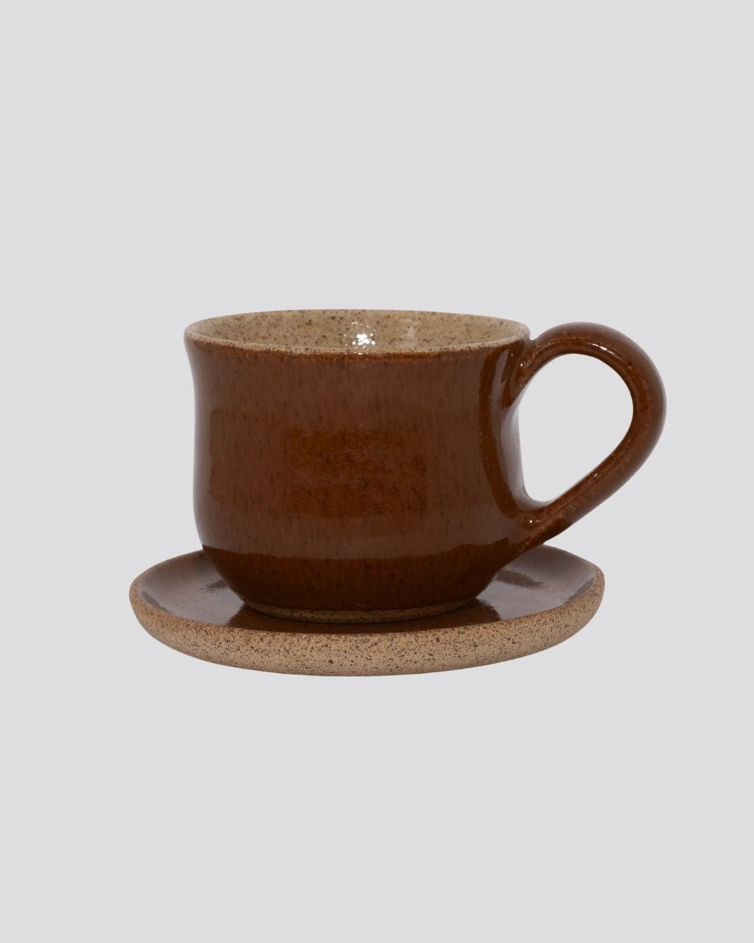 Xícara Marrom em Cerâmica 150ml