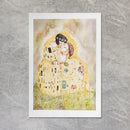 Pintura em Aquarela Beijo 30 x 43 cm