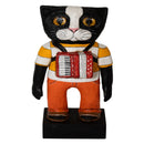 Escultura Gato Sanfoneiro em Papel Machê