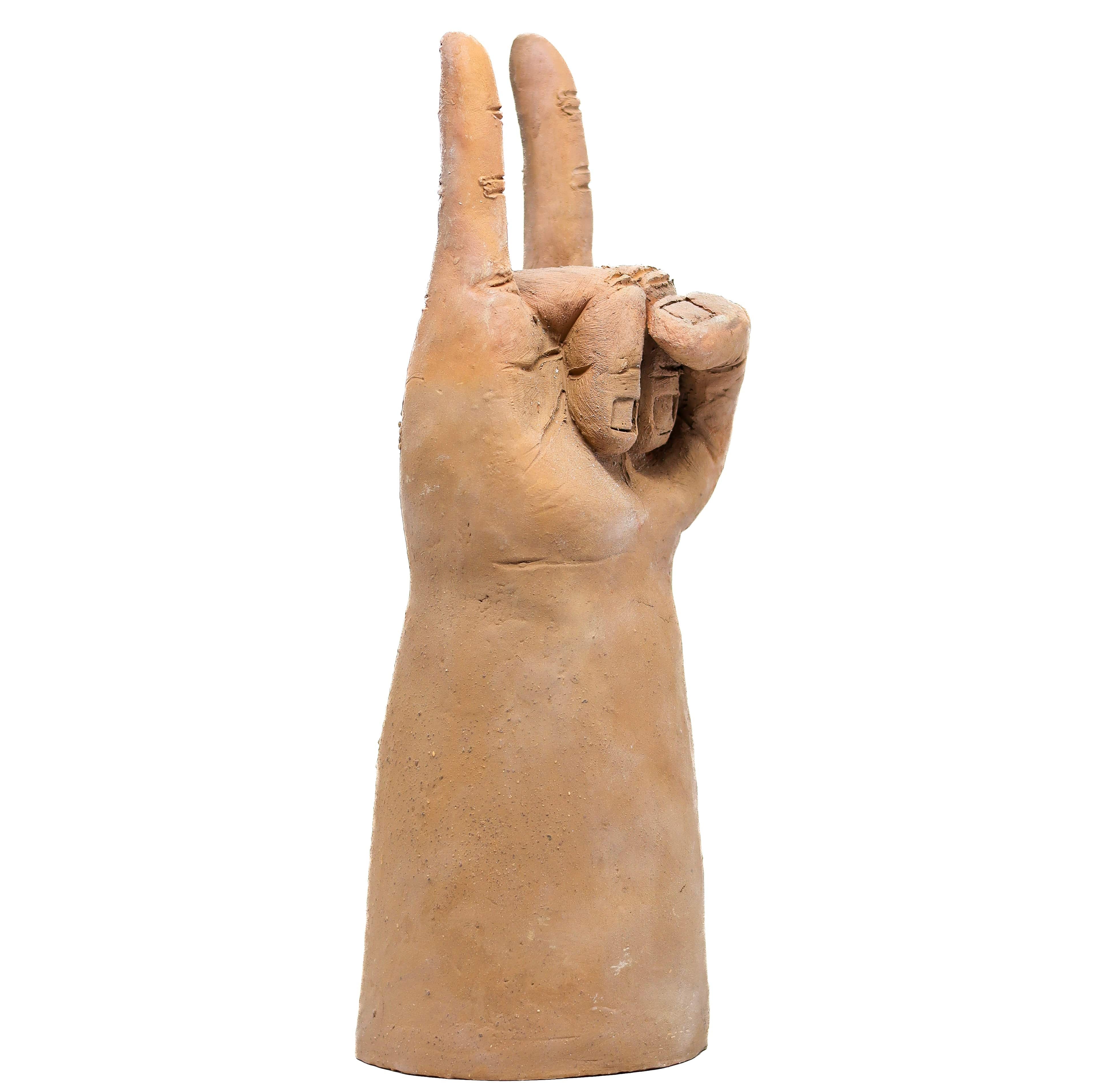 Escultura Rock em Barro