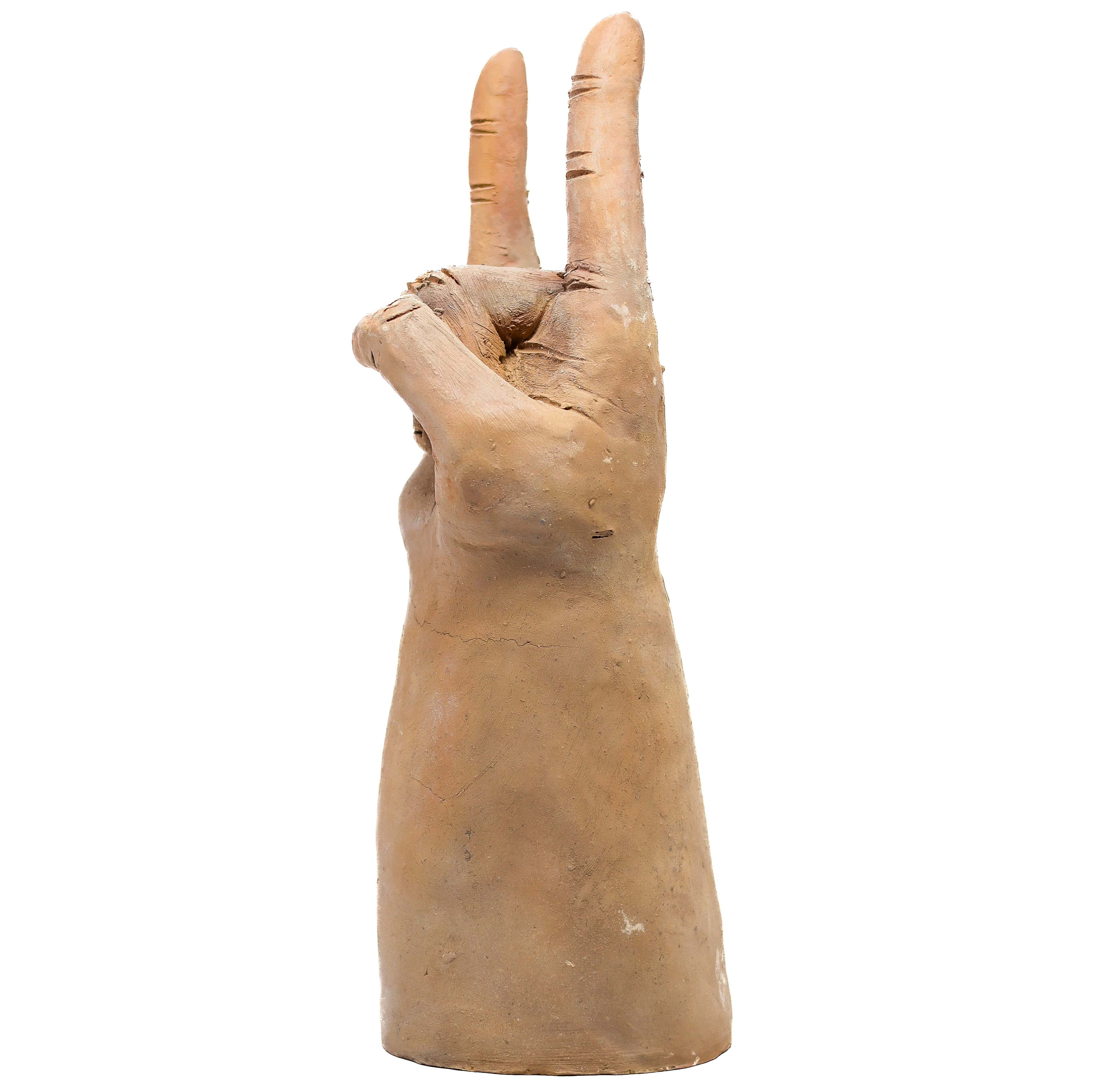 Escultura Rock em Barro