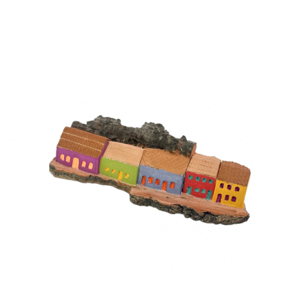 Escultura Casinha Talhada na Madeira CMS G 03