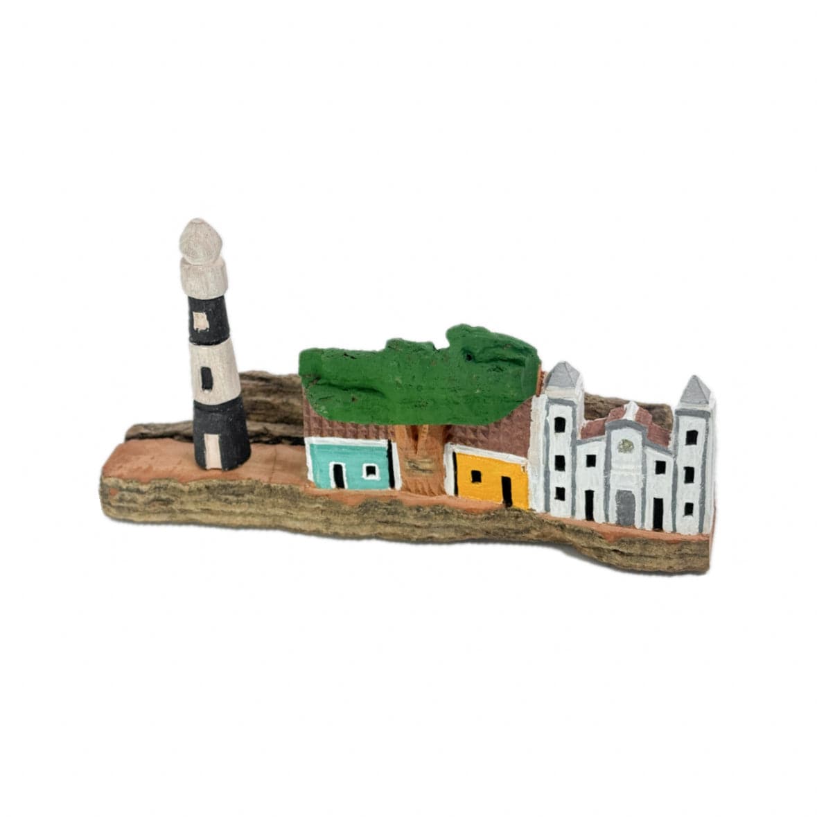 Escultura Casinha Talhada na Madeira CMS M 03