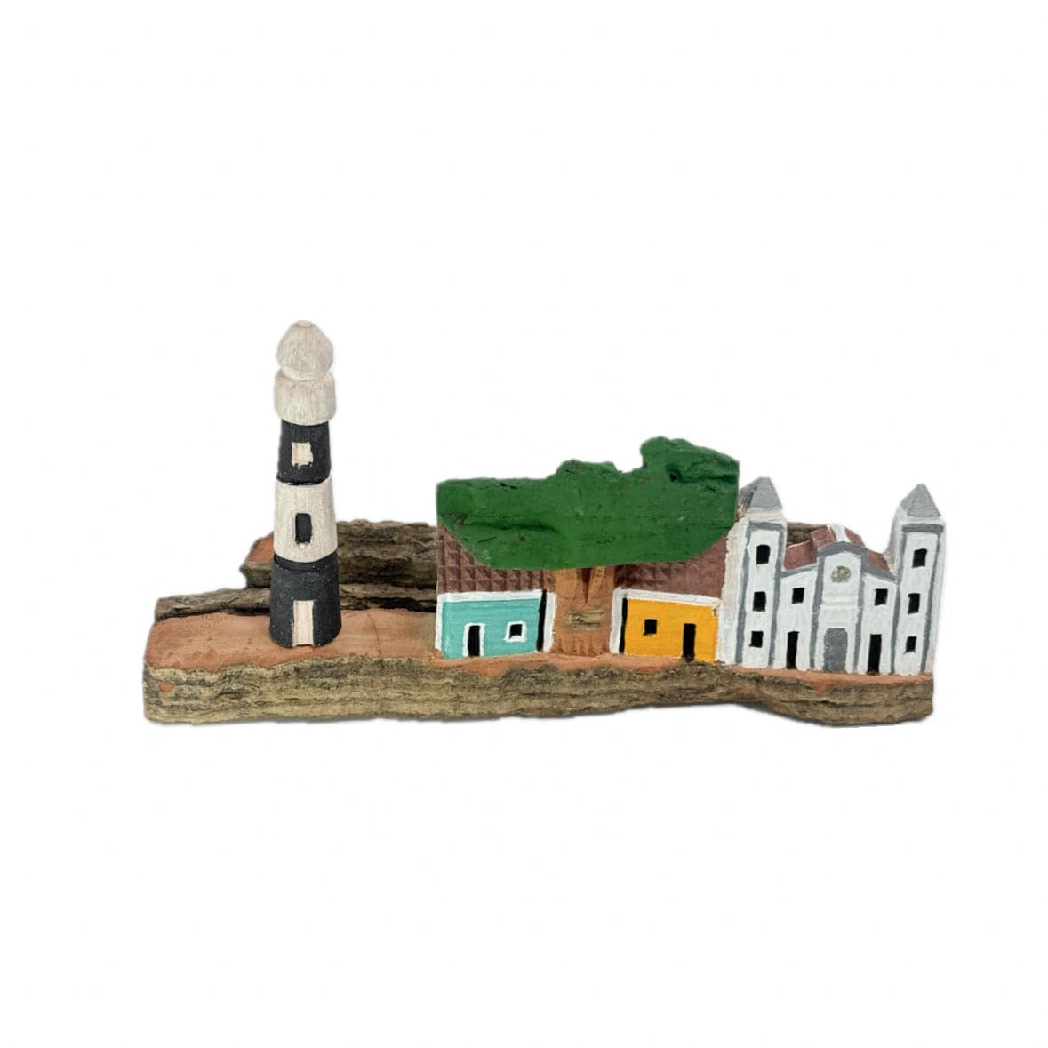 Escultura Casinha Talhada na Madeira CMS M 03