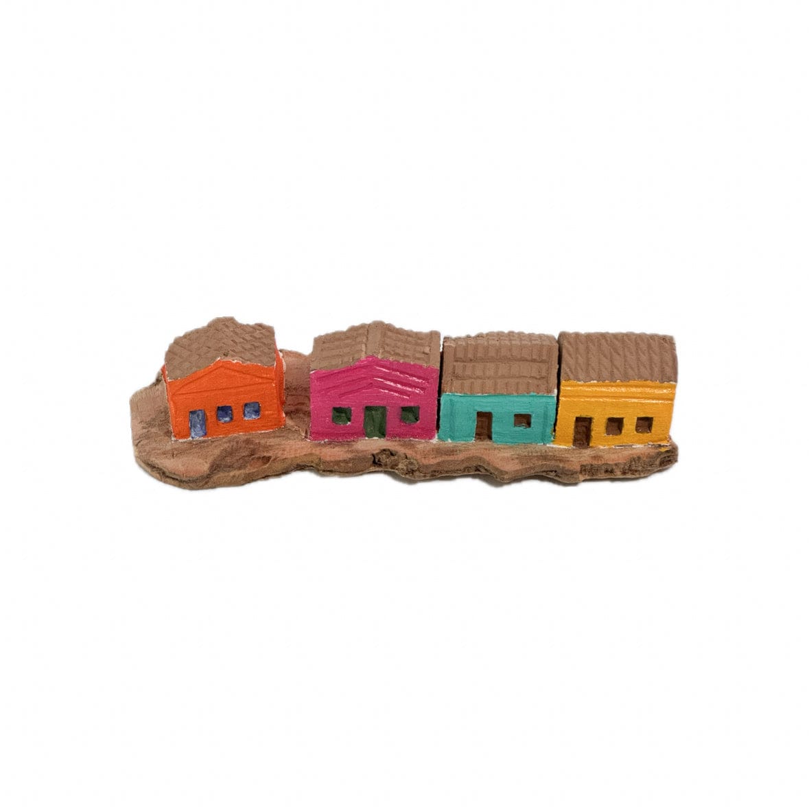 Escultura Casinha Talhada na Madeira CMS M 07