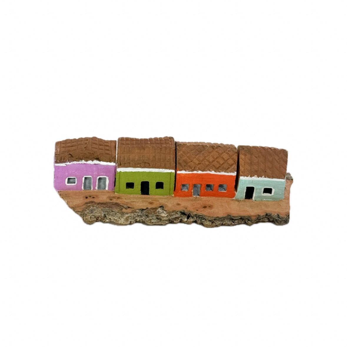 Escultura Casinha Talhada na Madeira CMS M 08