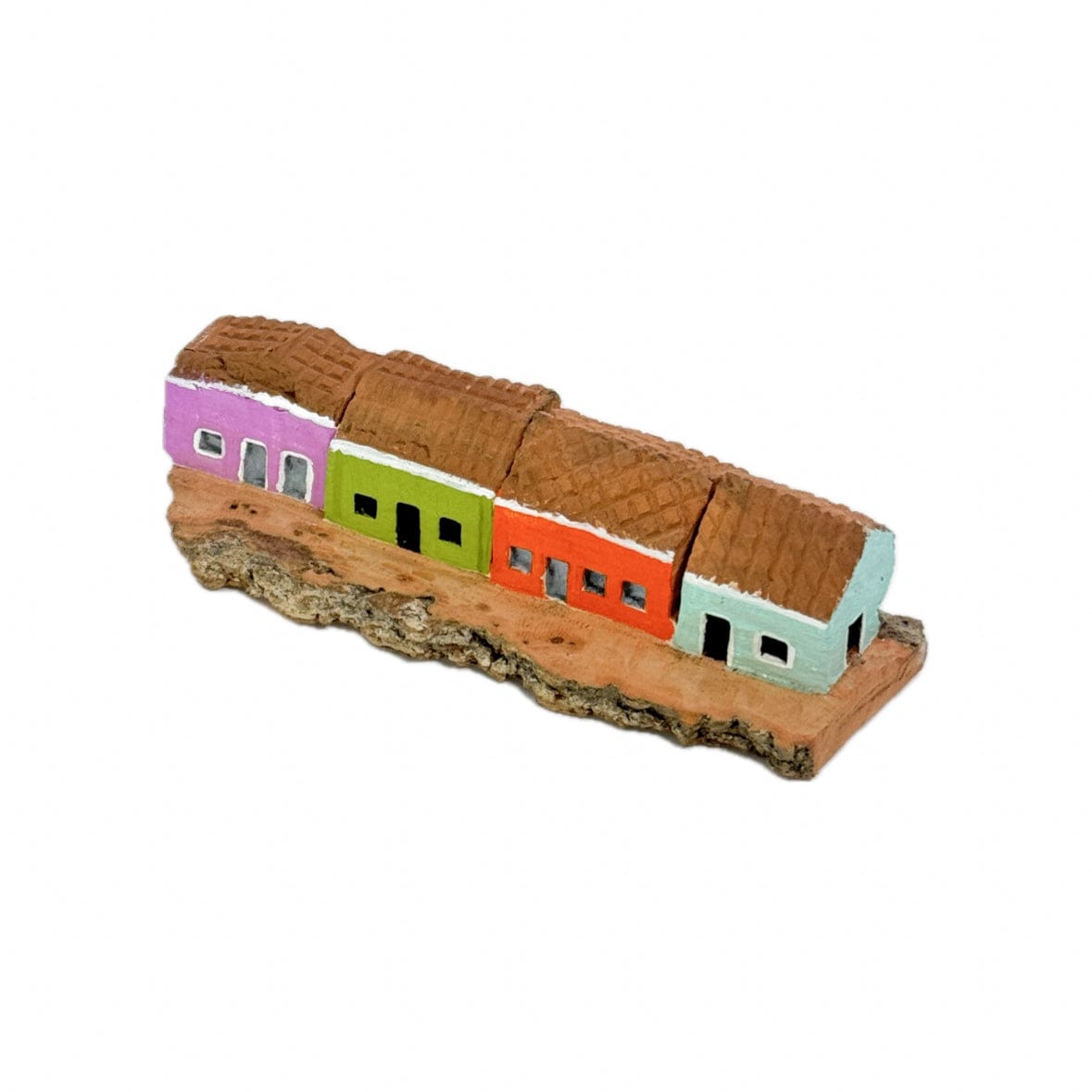 Escultura Casinha Talhada na Madeira CMS M 08