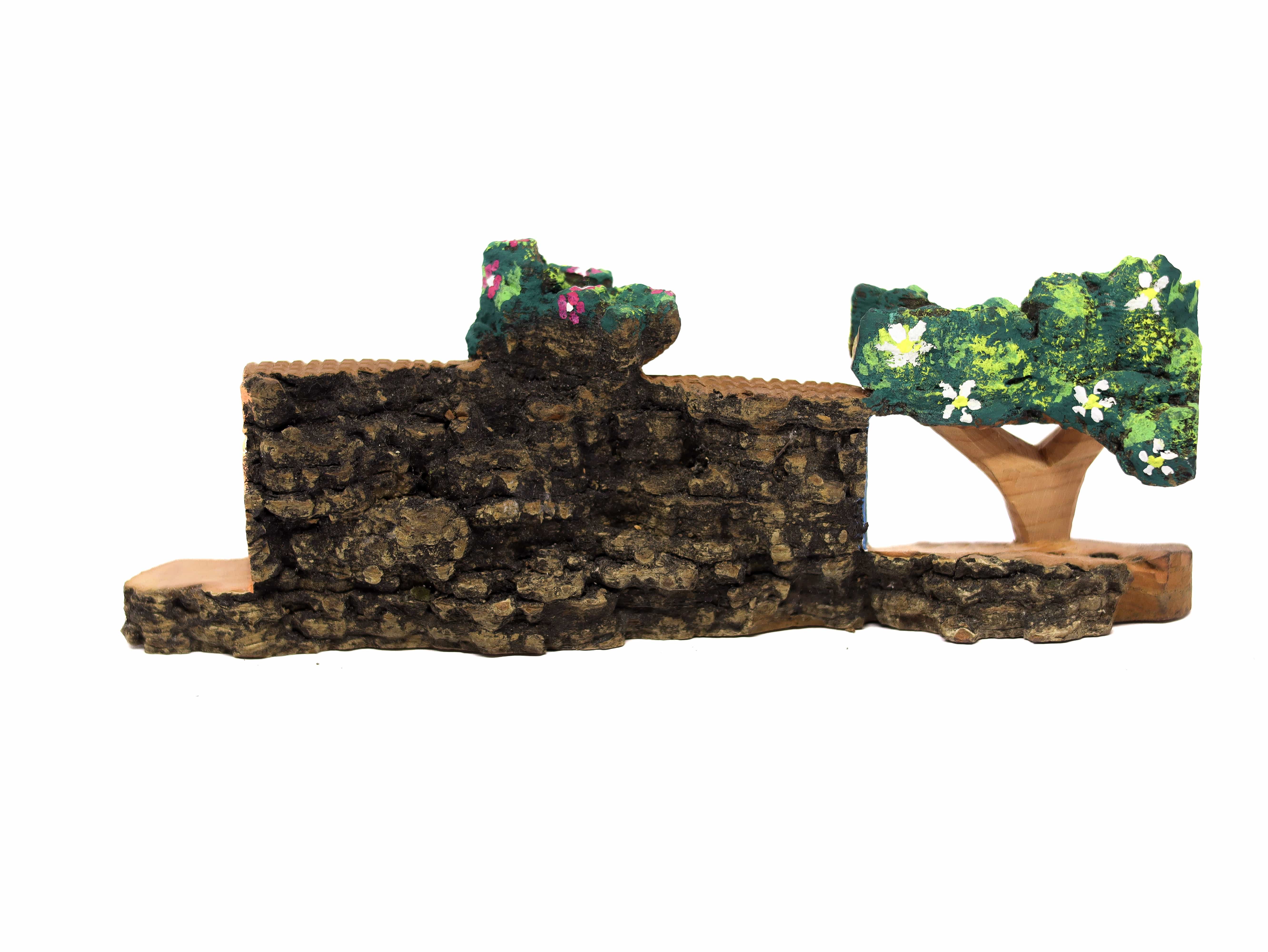 Escultura Casinha Talhada na Madeira CMS M