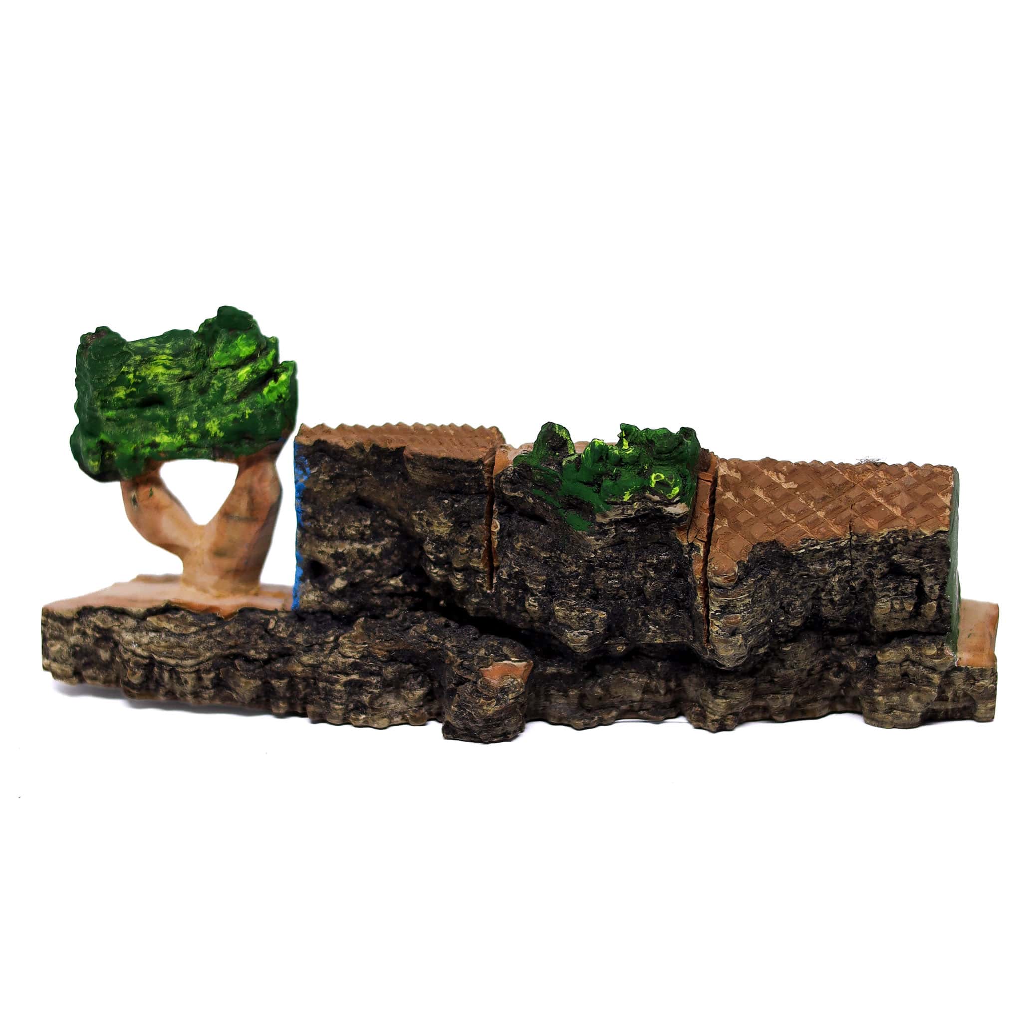 Escultura Casinha Talhada na Madeira CMS M