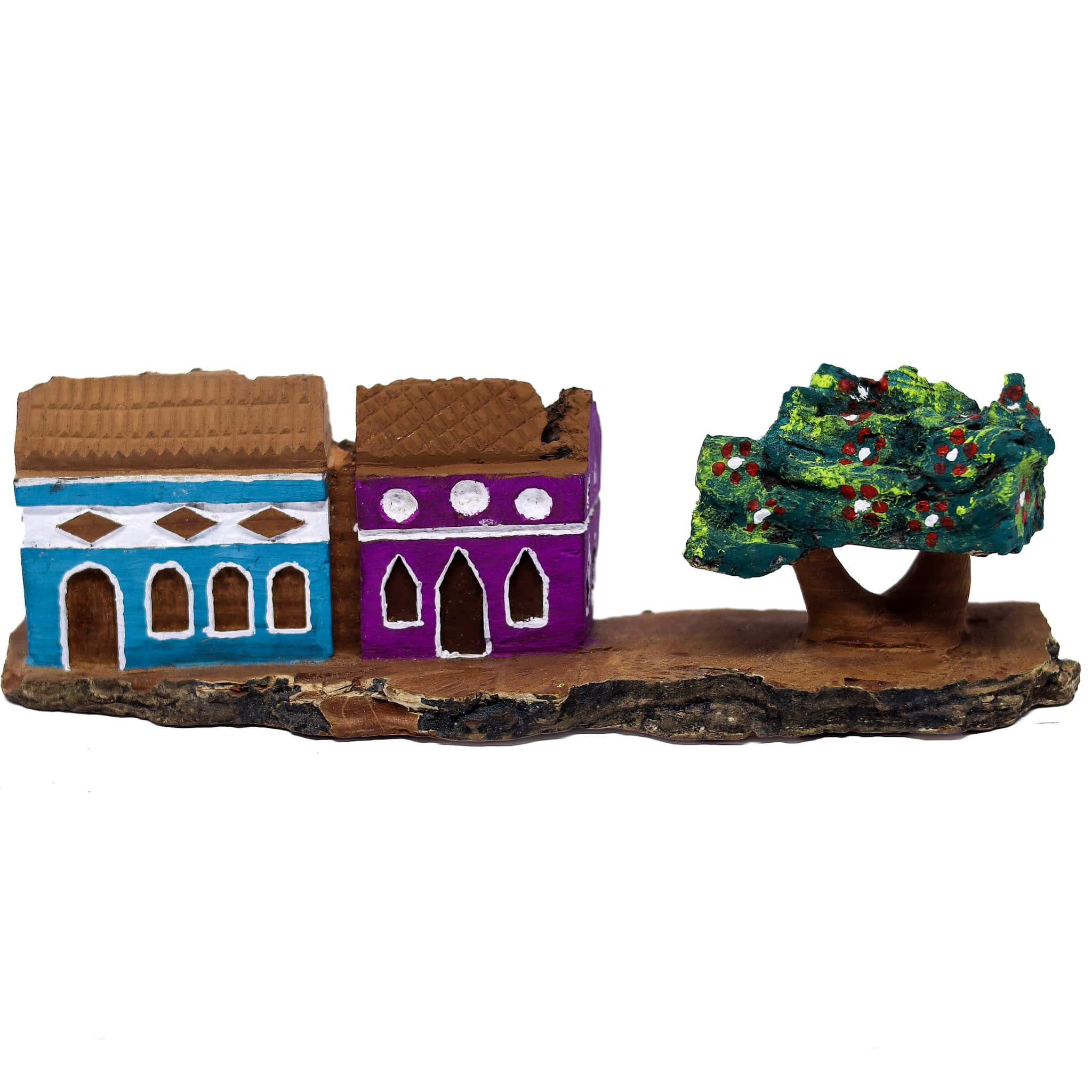 Escultura Casinha Talhada na Madeira CMS M