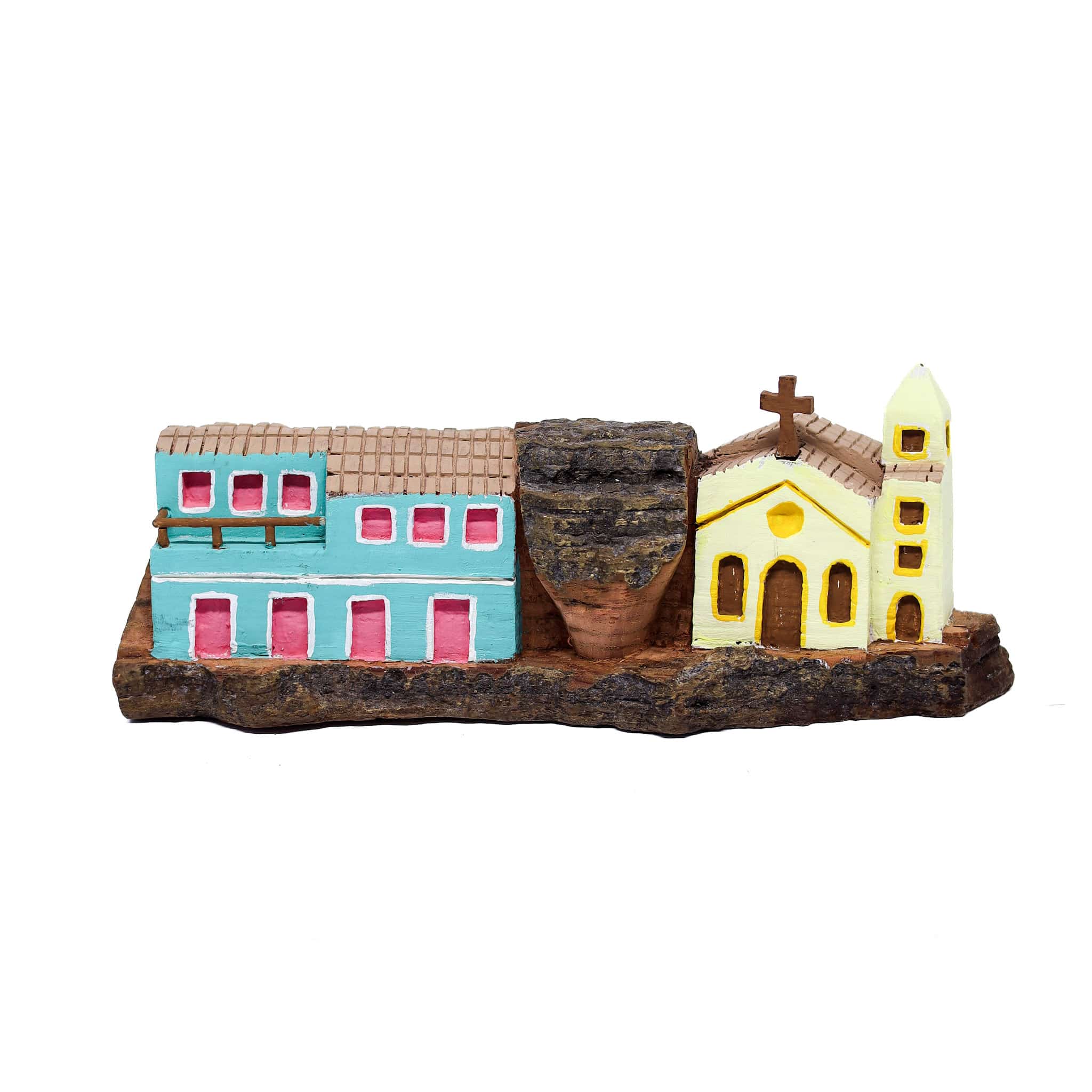Escultura Casinha Talhada na Madeira CMS M