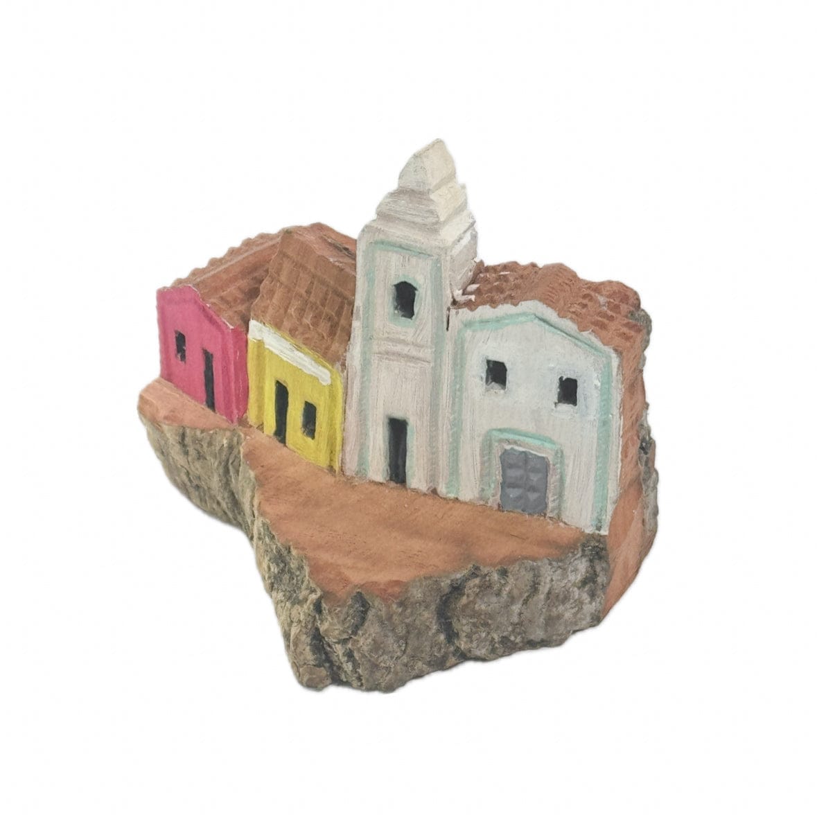 Escultura Casinha Talhada na Madeira CMS P 10