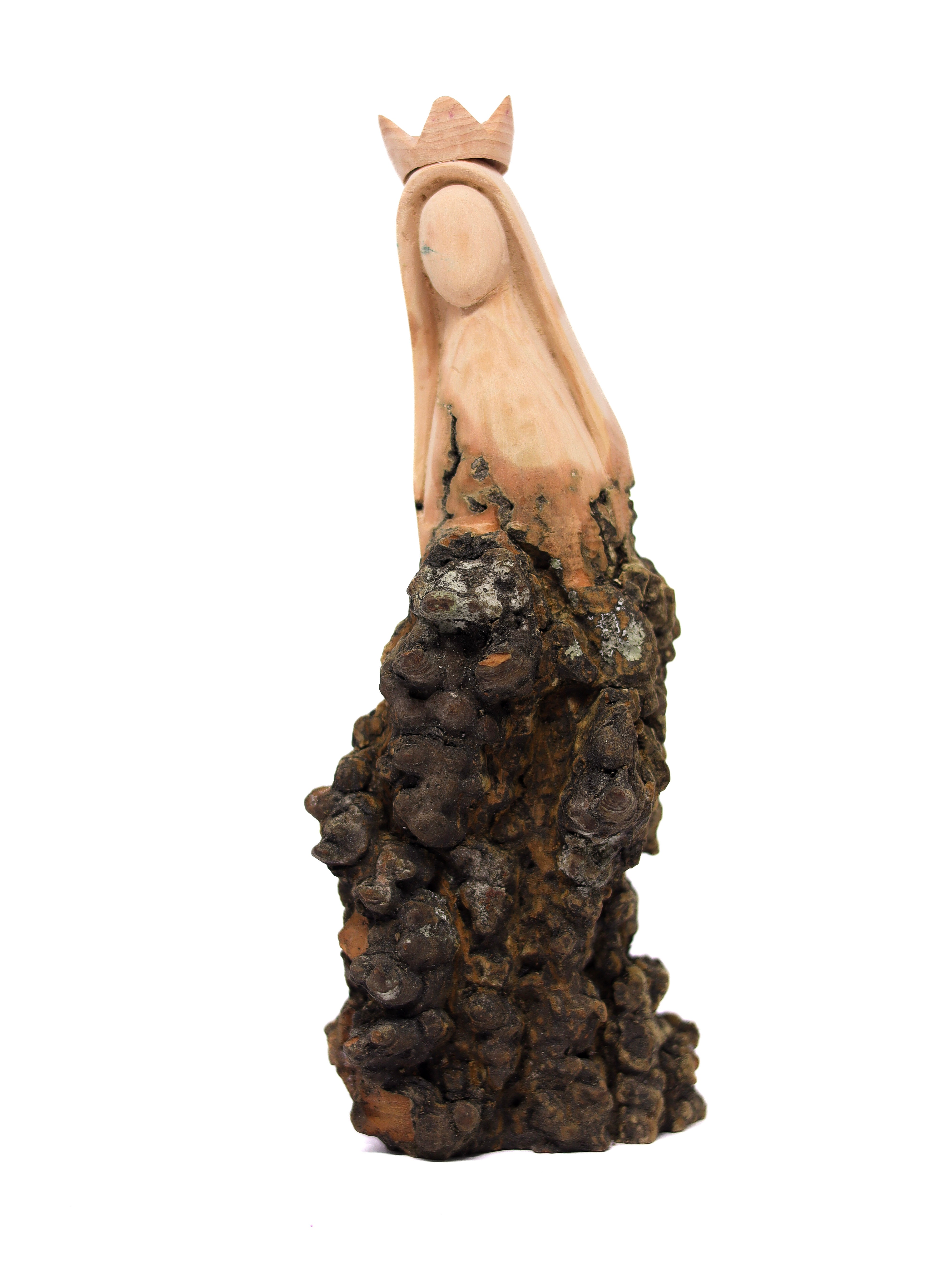 Escultura Santa Talhada na Madeira CMS P 01