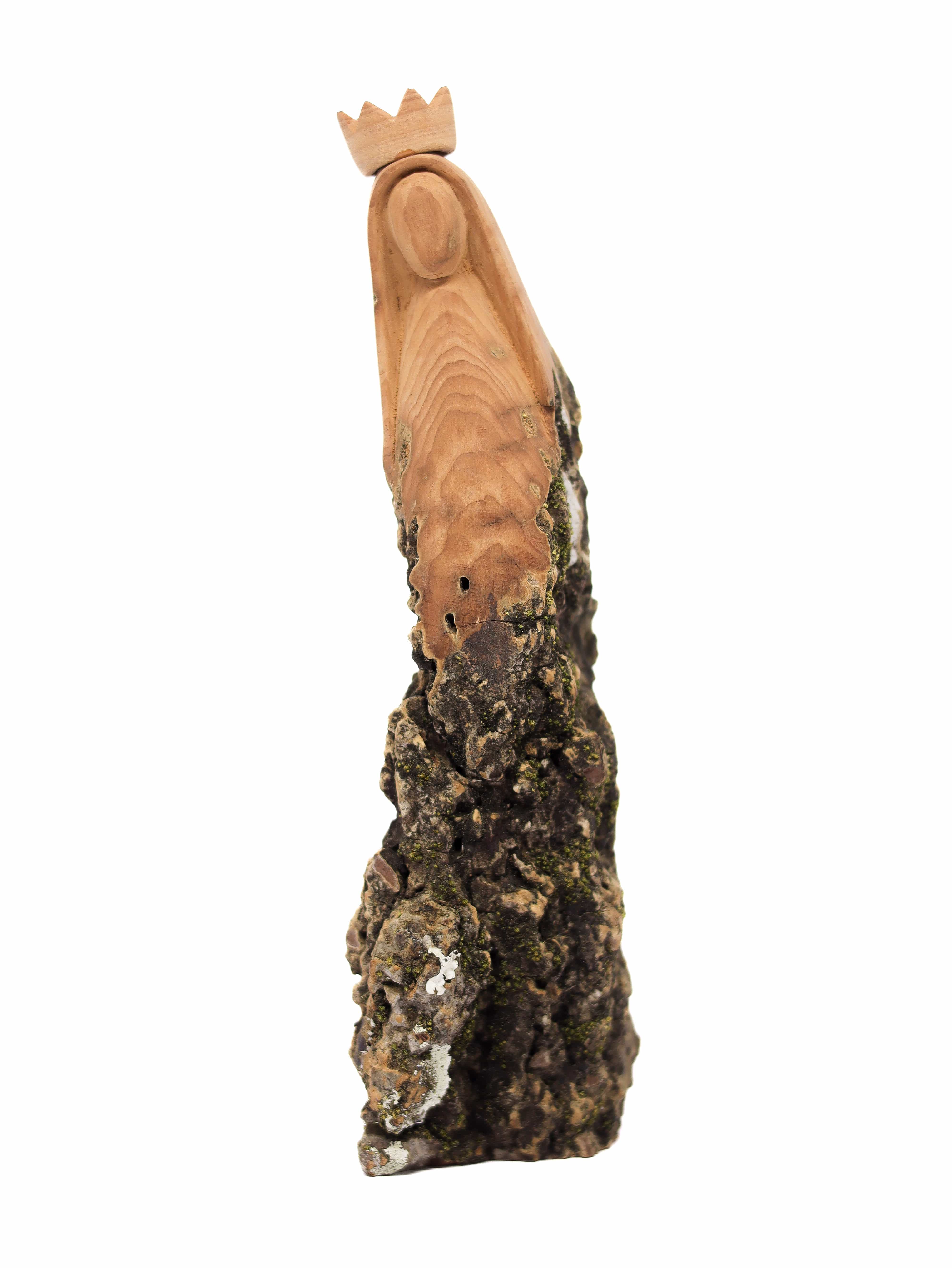 Escultura Santa Talhada na Madeira CMS P 02
